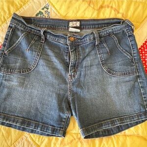Levi's Women's Blue Boyfriend Denim Shorts